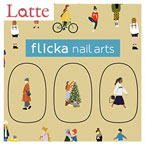 【Latte】flicka nail arts プロデュース 4 seasons GIRLS Autumn & Winter