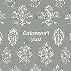 colors nail Yuu プロデュース1 embroidery lace