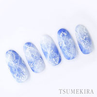 colors nail Yuu プロデュース2 embroidery lace2