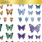 【noble】Elina プロデュース1 Metallic butterfly(ジェル専用)(蝶)