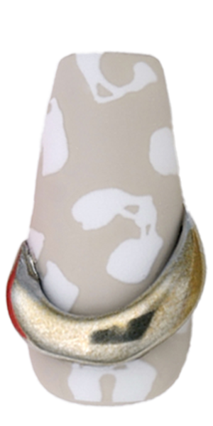 MEGU NAIL プロデュース MEGUレオパード WHITE(ホワイト)