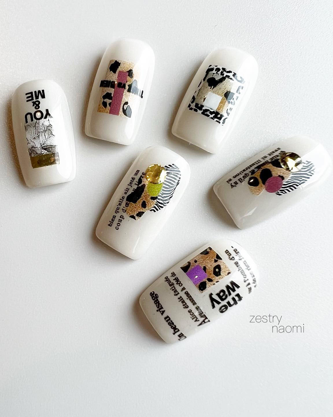 leopa FESとMiss Journalを使ったネイルデザイン