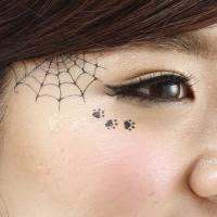 暗闇で光る! ハロウィン スパイダー01 タトゥーシール