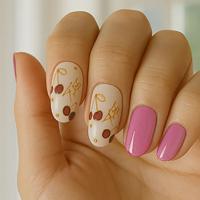 【初めてのツメキラ】 さくらんぼネイル セット　(NN-FKO-003、SG-FKO-004)