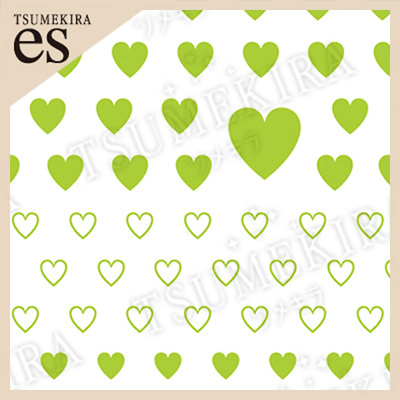 [公式限定]【es】カラーハート YELLOW GREEN(黄緑)