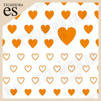 [公式限定]【es】カラーハート ORANGE(オレンジ)