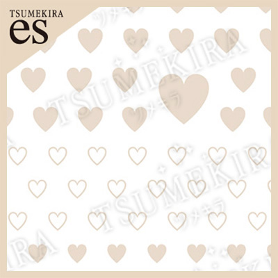 [公式限定]【es】カラーハート BEIGE(ベージュ)