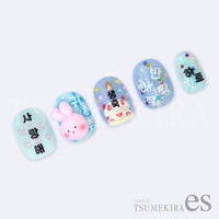 【es】推し活ネイルシール ハングル