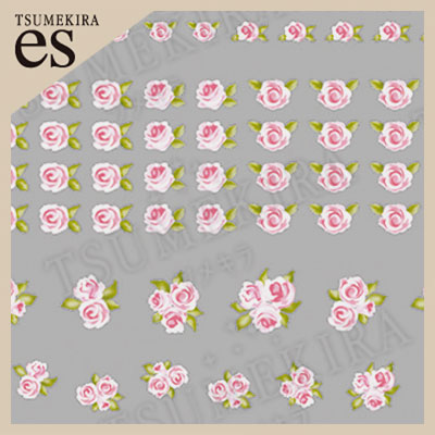 [先行発売]【es】小花　ピンク