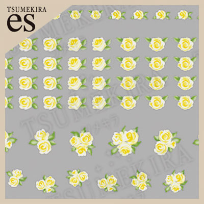 [先行発売]【es】小花　イエロー