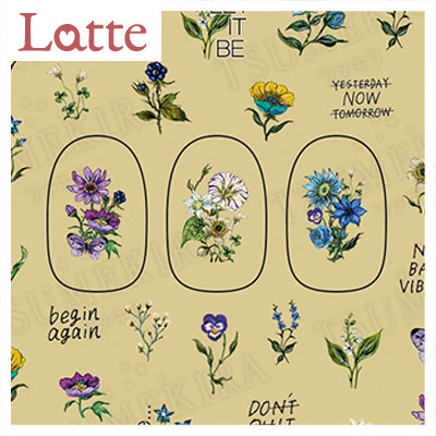 【Latte】 DAISY プロデュース DAISY'S GARDEN cool colors