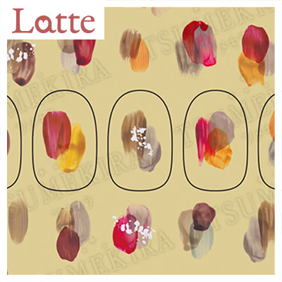 【Latte】塗りかけニュアンス1