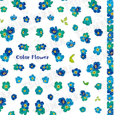 Color Flower blue