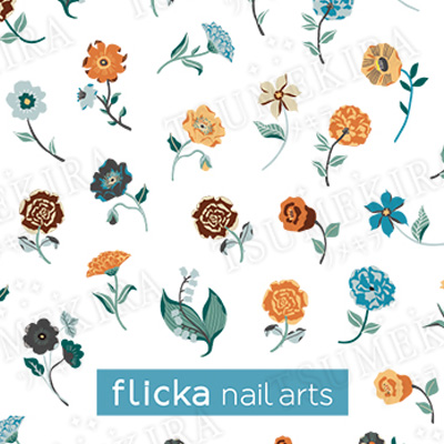 flicka nail arts プロデュース4 English garden