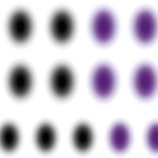 hitoプロデュース チークカラー ブラック×パープル