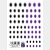 hitoプロデュース チークカラー ブラック×パープル