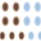 hitoプロデュース チークカラーブラウン×ライトブルー