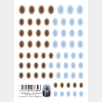 hitoプロデュース チークカラーブラウン×ライトブルー