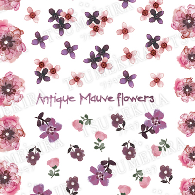 Antique Mauve flowers/アンティーク・モーブ・フラワーズ