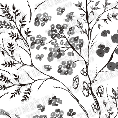 ネイルシール ツメキラ レジンシール レジンクラブ 手書き風 イラスト 花 フラワー ネイルシール ツメキラ
