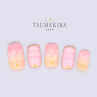 [40%OFF][公式限定] リバーレース1 ホワイト ネイルシール