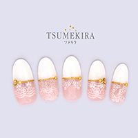 [40%OFF][公式限定] リバーレース1 ホワイト ネイルシール
