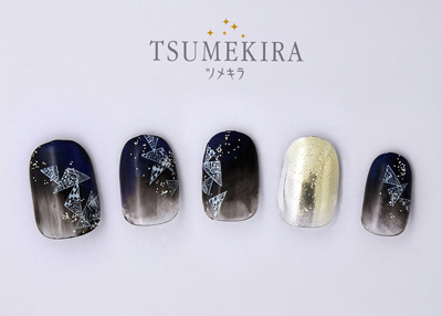 ネイルシール ツメキラ レジンシール レジンクラブ Marie Nails プロデュース1 ゼンタングル ホワイト ネイルシール