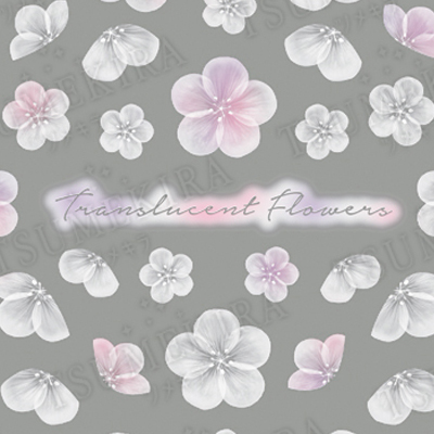 Translucent Flowers ネイルシール