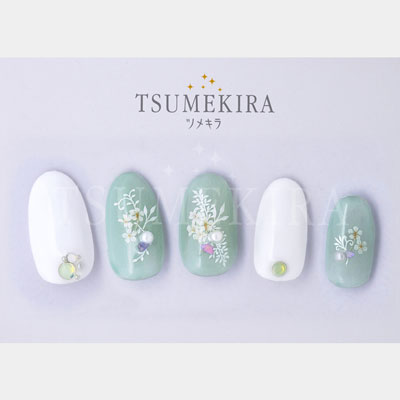 ネイルシール ツメキラ レジンシール レジンクラブ Winter Botanical ウィンターボタニカル ネイルシール