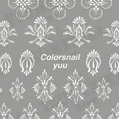 colors nail Yuu プロデュース1 embroidery lace