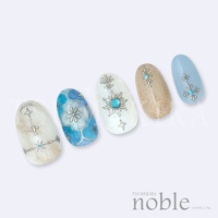 【noble】メタルパーツ2(シルバー)(ジェル専用)
