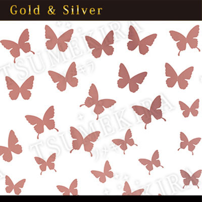 [特別価格]バタフライ シルエット シャンパンピンク(ジェル専用)