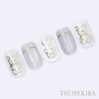 honchan プロデュース bear&Ribbon gold(ジェル専用)