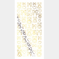 honchan プロデュース bear&Ribbon gold(ジェル専用)