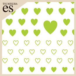 [公式限定]【es】カラーハート YELLOW GREEN(黄緑)
