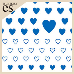 [公式限定]【es】カラーハート BLUE(青)