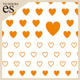 [公式限定]【es】カラーハート ORANGE(オレンジ)