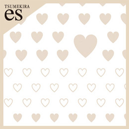 [公式限定]【es】カラーハート BEIGE(ベージュ)