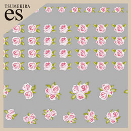 [先行発売]【es】小花　ピンク