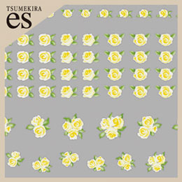 [先行発売]【es】小花　イエロー