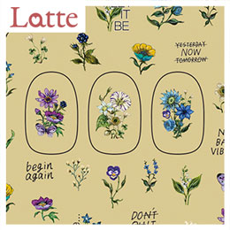 【Latte】 DAISY プロデュース DAISY'S GARDEN cool colors