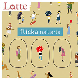 【Latte】flicka nail arts プロデュース 4 seasons GIRLS Spring & Summer 春夏