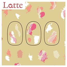 【Latte】Fumi プロデュース lattice foil コーラルピンク