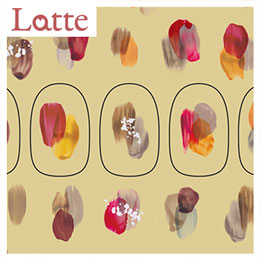【Latte】塗りかけニュアンス1