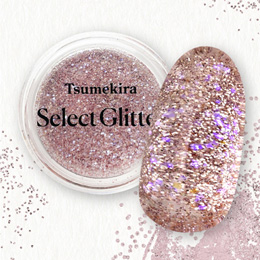 TSUMEKIRA×maki セレクトフラッシュグリッター salmon