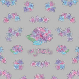 [公式限定] 紫陽花パステル