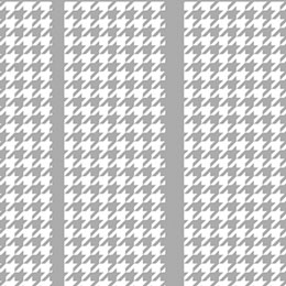 千鳥格子フレンチ 白