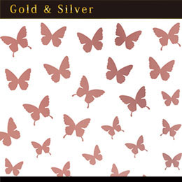 [特別価格]バタフライ シルエット シャンパンピンク(ジェル専用)