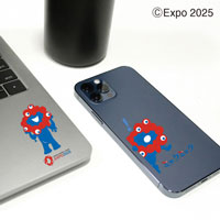 2025大阪・関西万博 ミャクミャク はがせるシール(スマホステッカー)