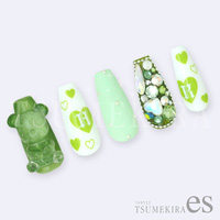 [公式限定]【es】カラーハート YELLOW GREEN(黄緑)